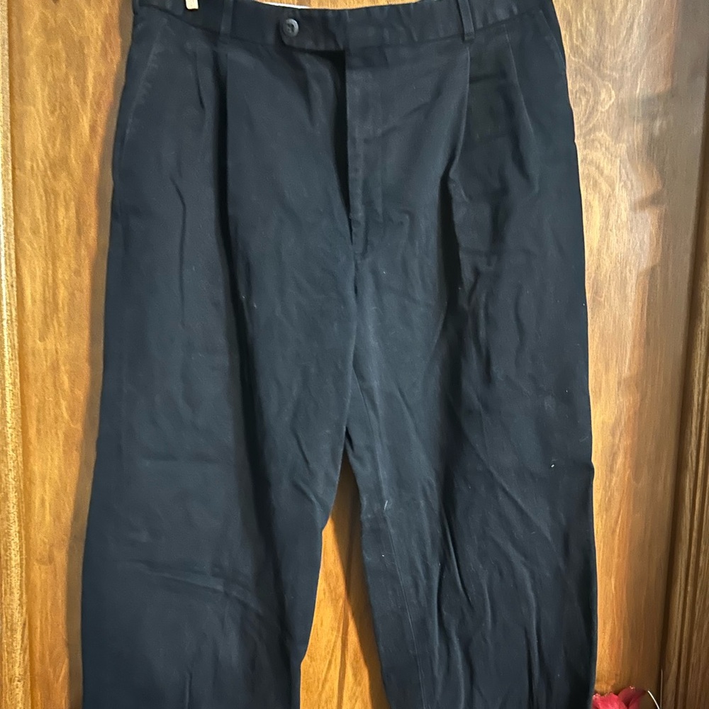 Men’s Riviera Sport Black Pants. Size Tall 36.